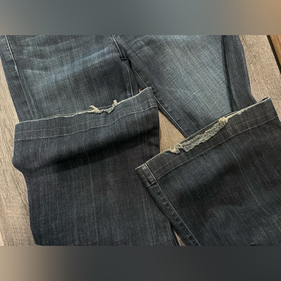 7 for All Mankind DOJO Jeans Women’s Size 27 Dark Wash Flare Leg U115B380S - Picture 4 of 9